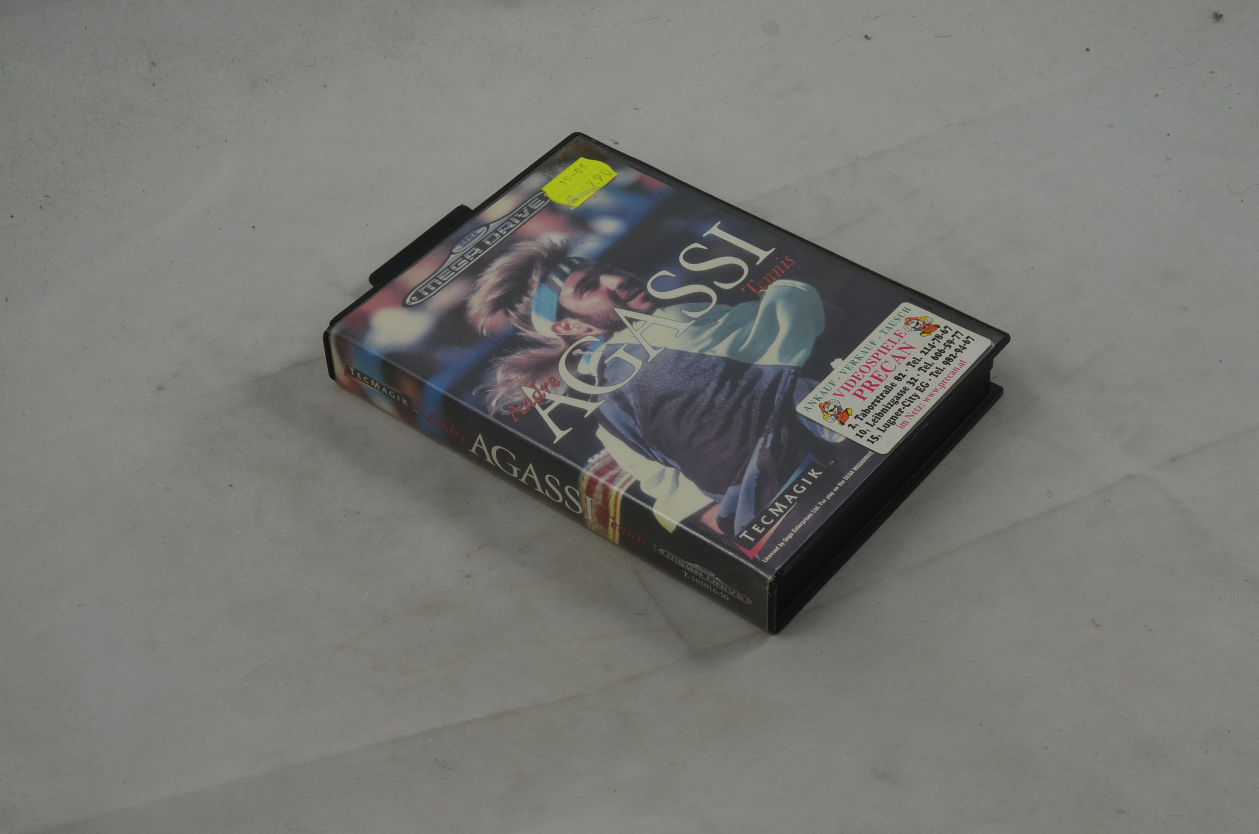 Produktbild von Andre Agassi Tennis Sega Mega Drive Spiel CIB (gut)
