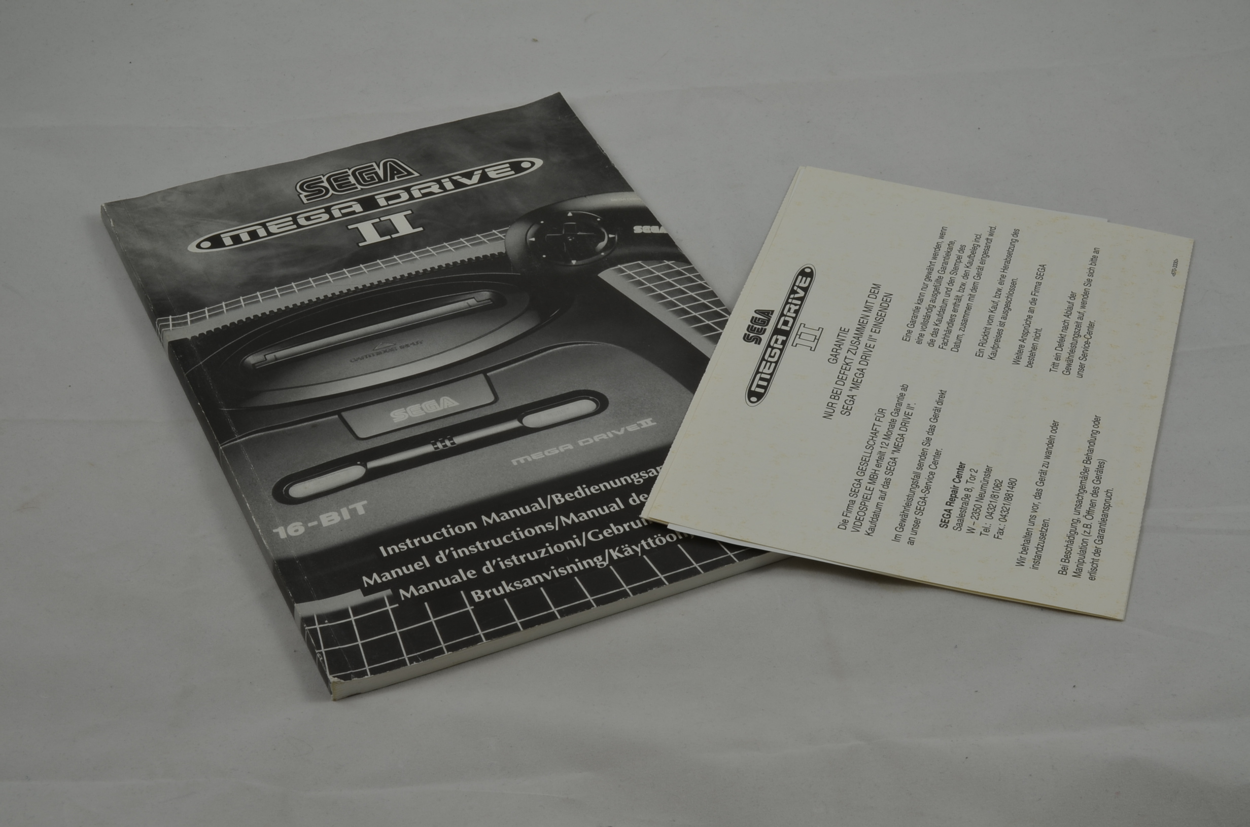 Produktbild von Sega Mega Drive 2 Anleitung mit Garantiekarte