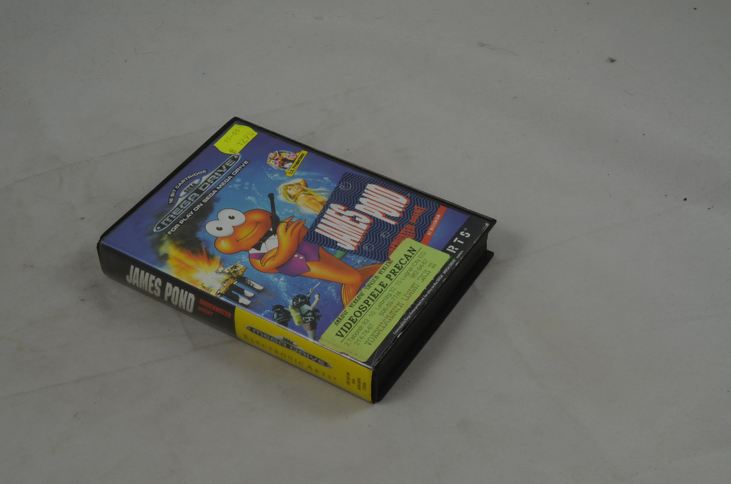 Produktbild von James Pond Underwater Agent Sega Mega Drive Spiel CIB (gut)