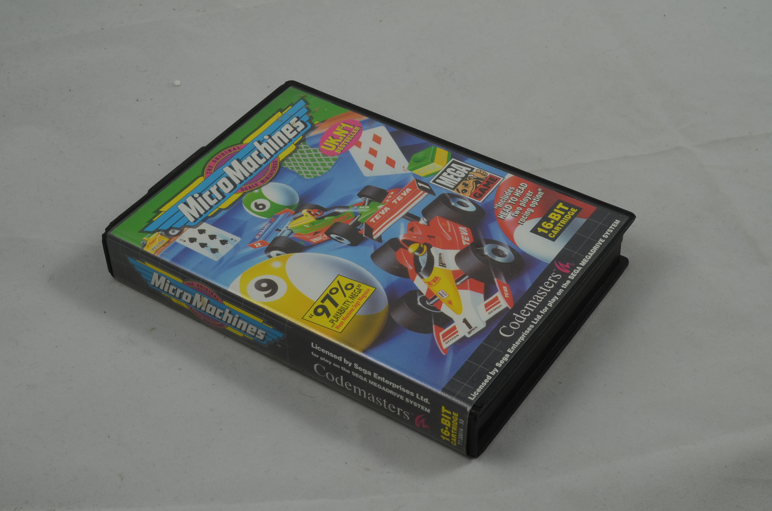 Produktbild von Micro Machines Sega Mega Drive Spiel CIB (defekt)