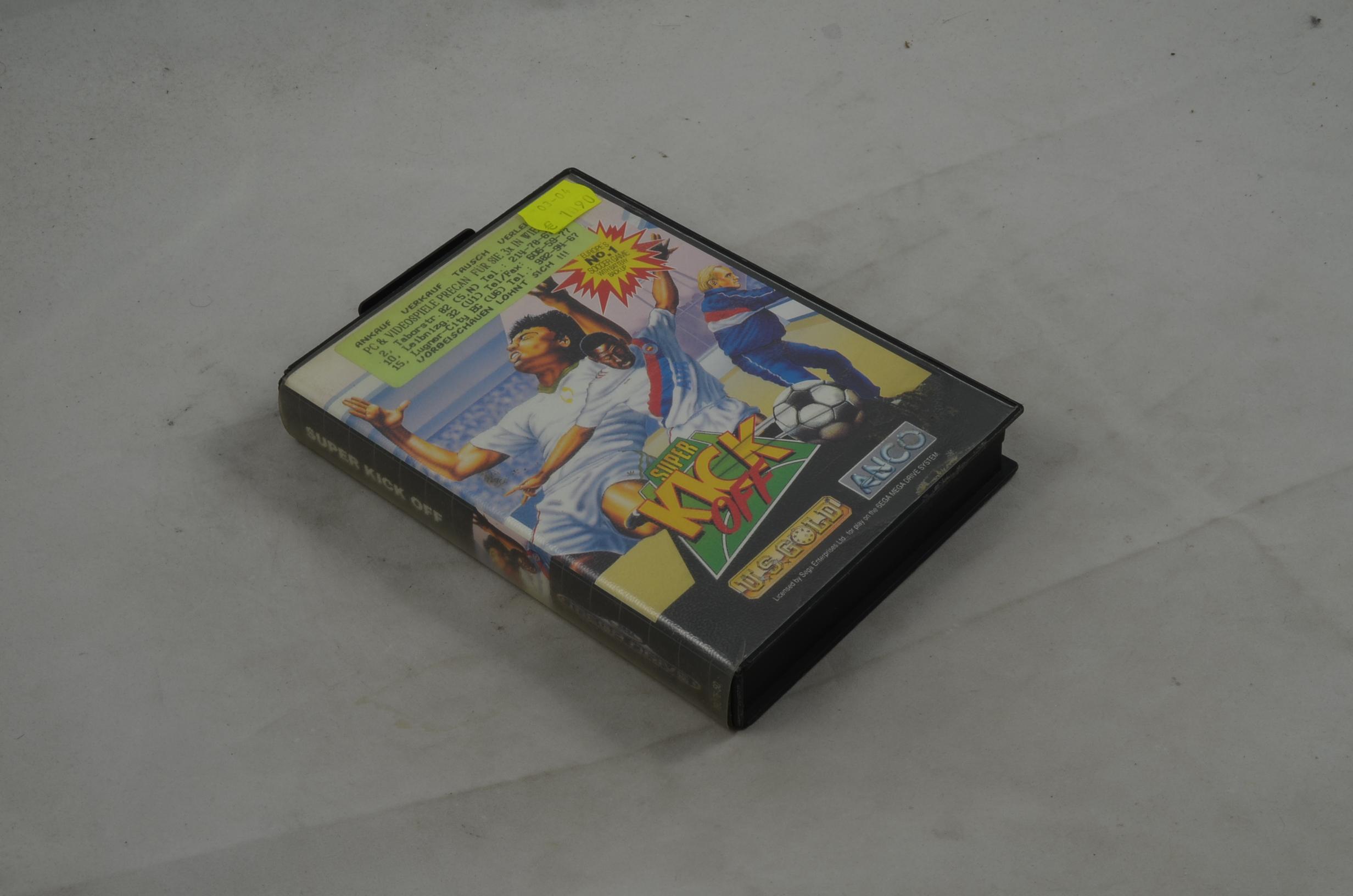 Produktbild von Super Kick Off Sega Mega Drive Spiel CIB (gut)