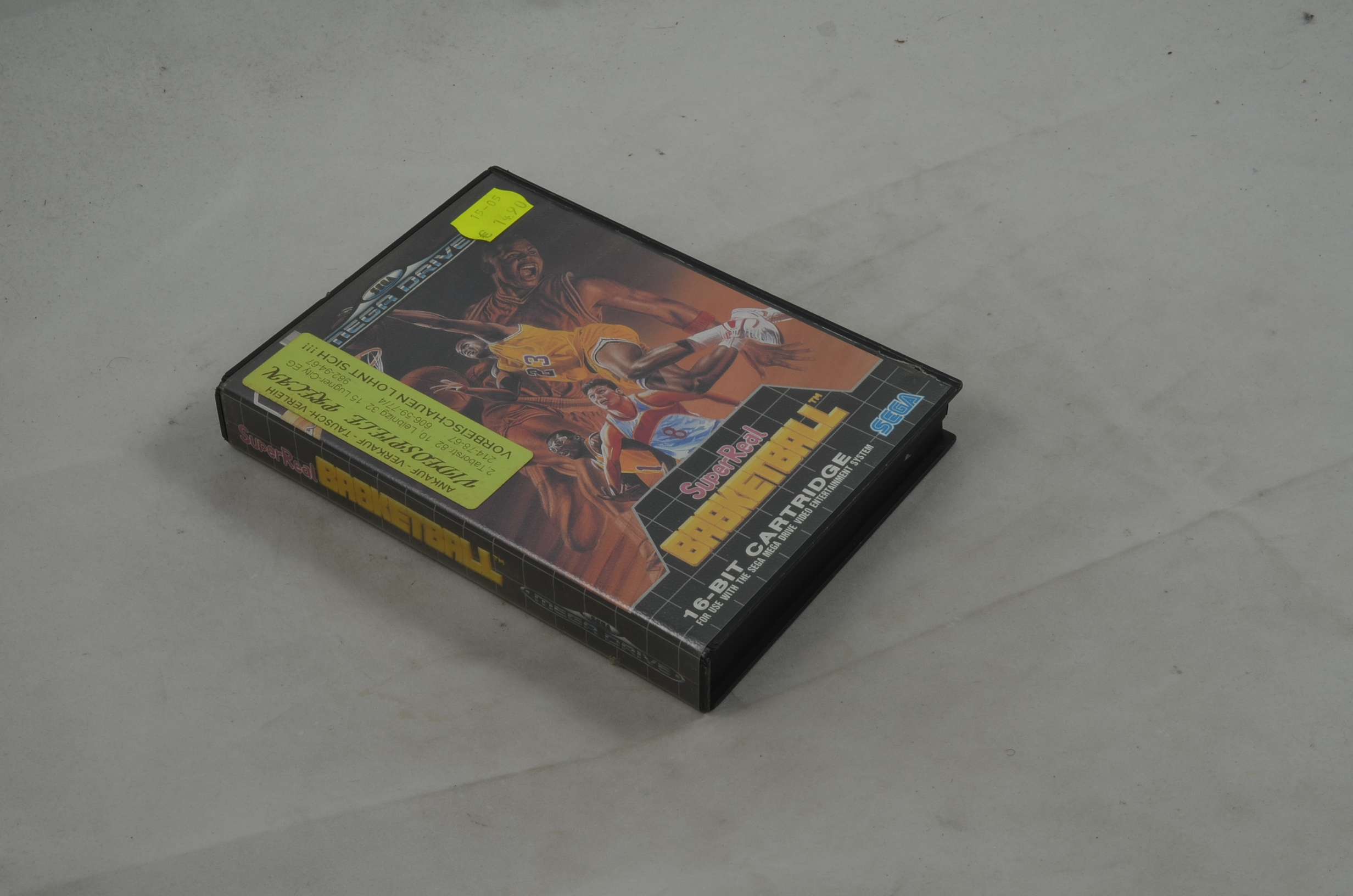 Produktbild von Super Real Basketball Sega Mega Drive Spiel CIB (gut)