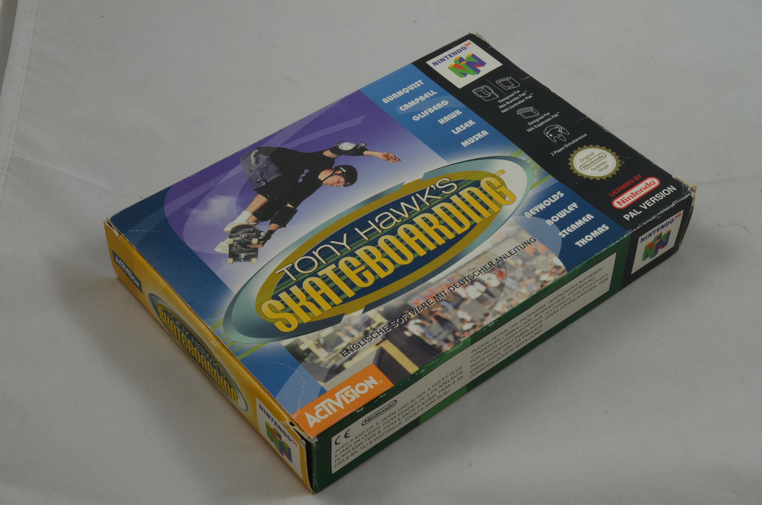 Produktbild von Tony Hawk's Skateboarding N64 Spiel CIB