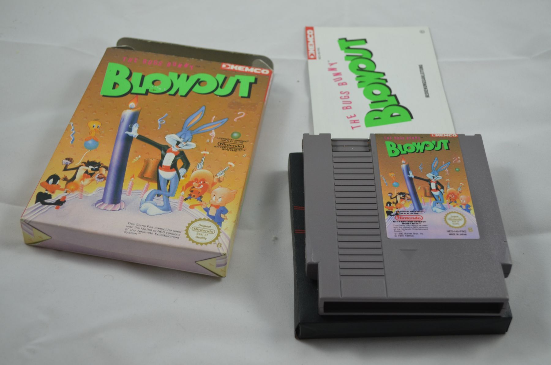 Produktbild von Bugs Bunny Blowout NES Spiel CIB (sehr gut)