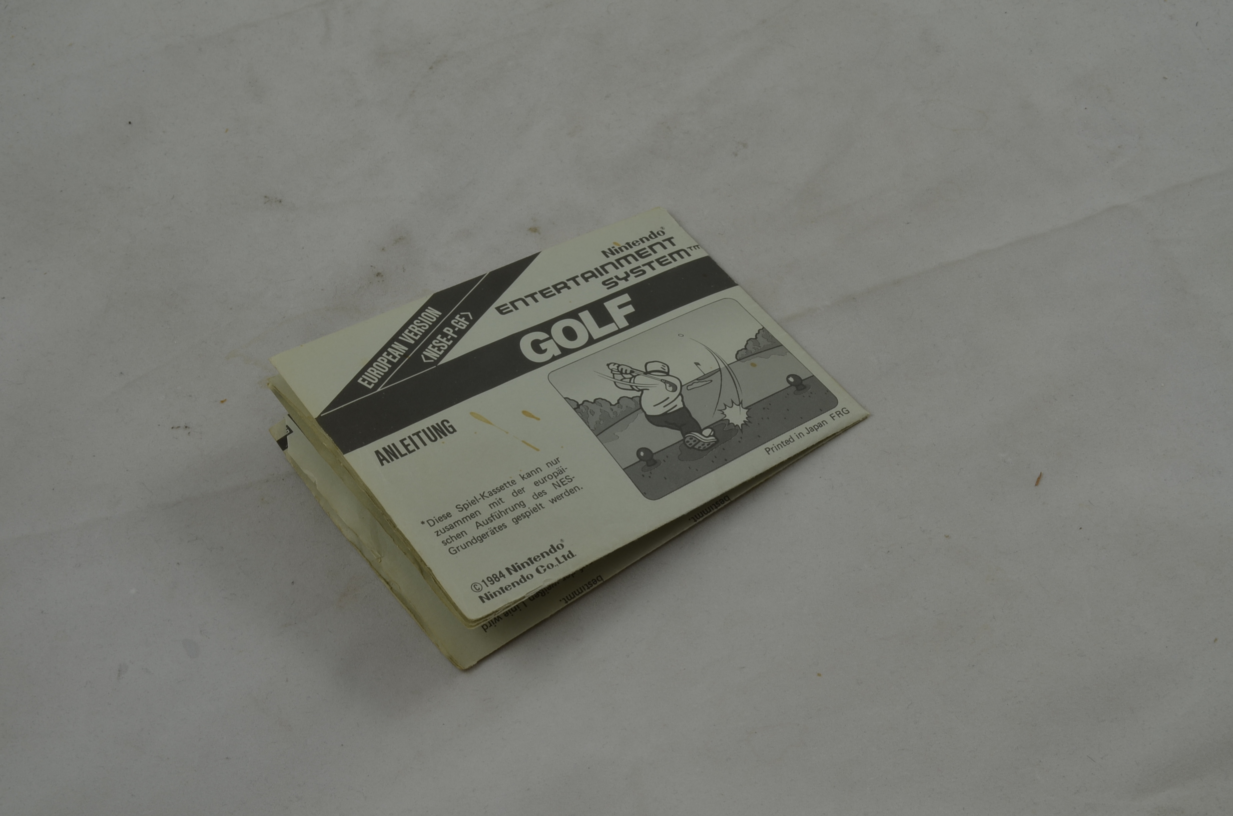 Produktbild von Golf NES Anleitung