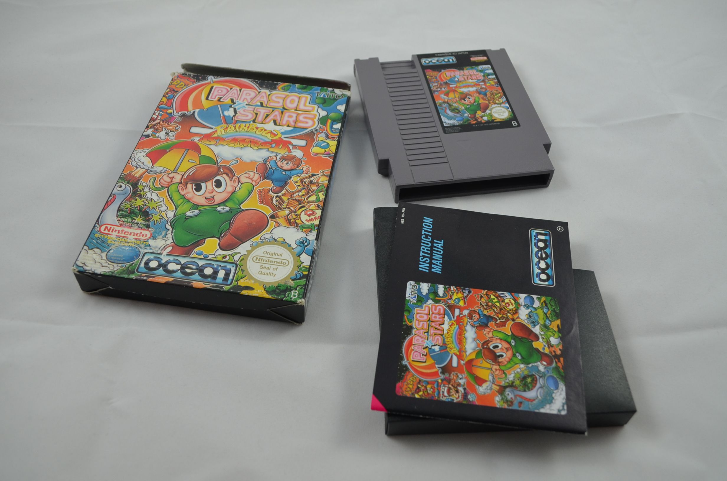 Produktbild von Rainbow Islands II Parasol Stars (2) NES Spiel CIB
